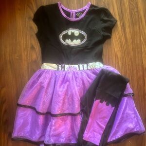 Kids Batman Costume in Black and Purple